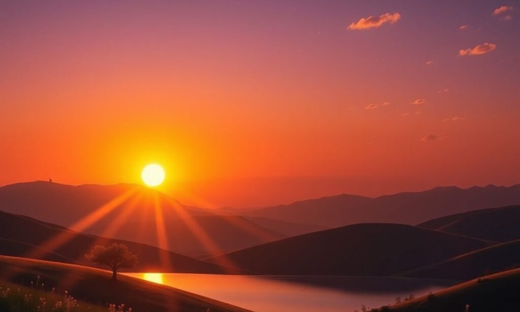 Bible Verses About the Sunset