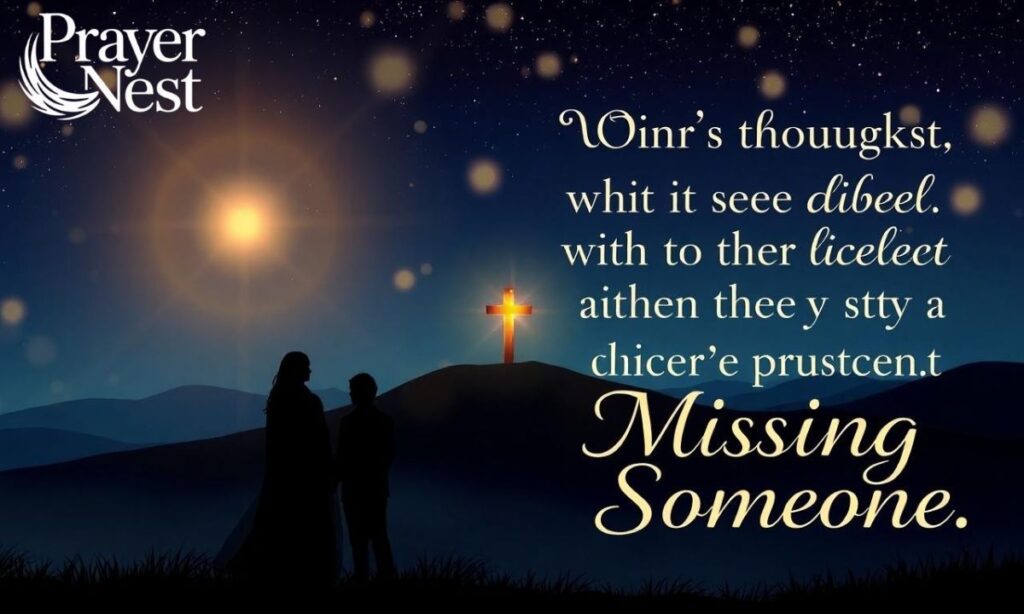 Our Thoughts On What The Bible Says About Missing Someone