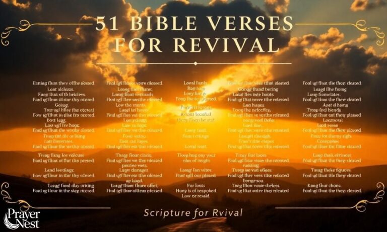 51 Bible Verses For Revival and Spiritual Awakening