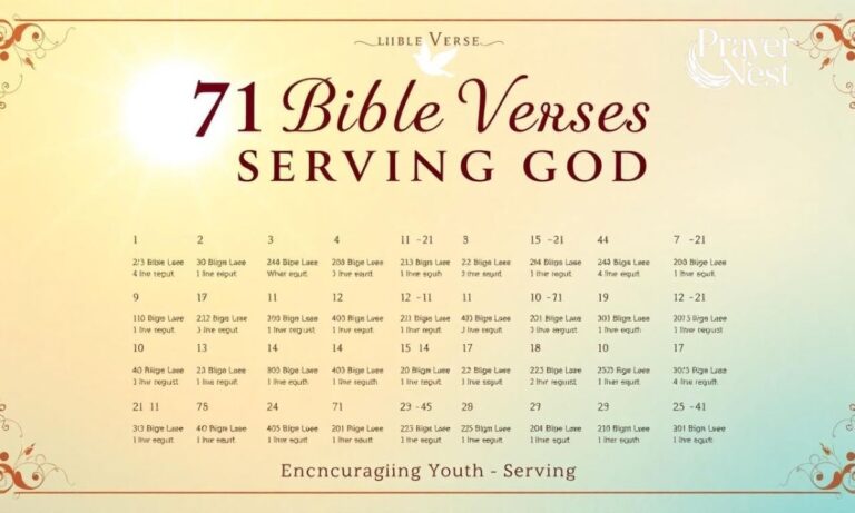 71 Bible Verses About Youth Serving God
