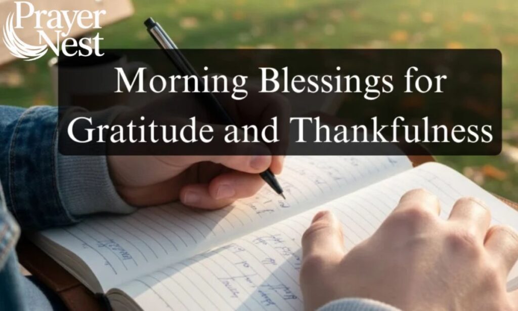 Morning Blessings for Gratitude and Thankfulness