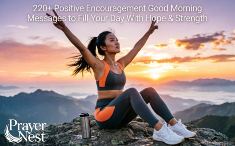 220+ Positive Encouragement Good Morning Messages to Fill Your Day With Hope & Strength