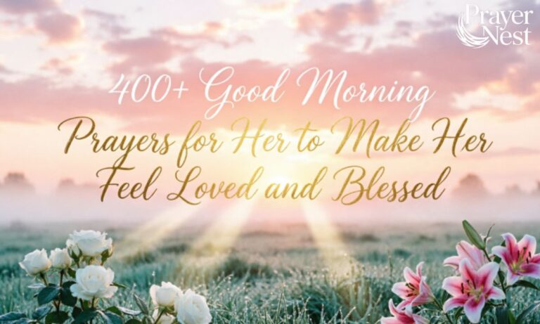 400+ Good Morning Prayers for Her to Make Her Feel Loved and Blessed
