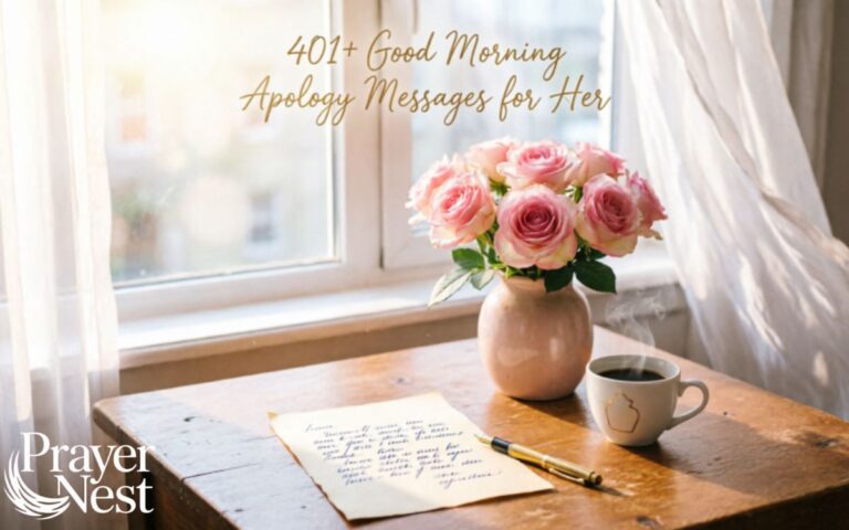 401+ Good Morning Apology Messages for Her to Win Back Her Heart