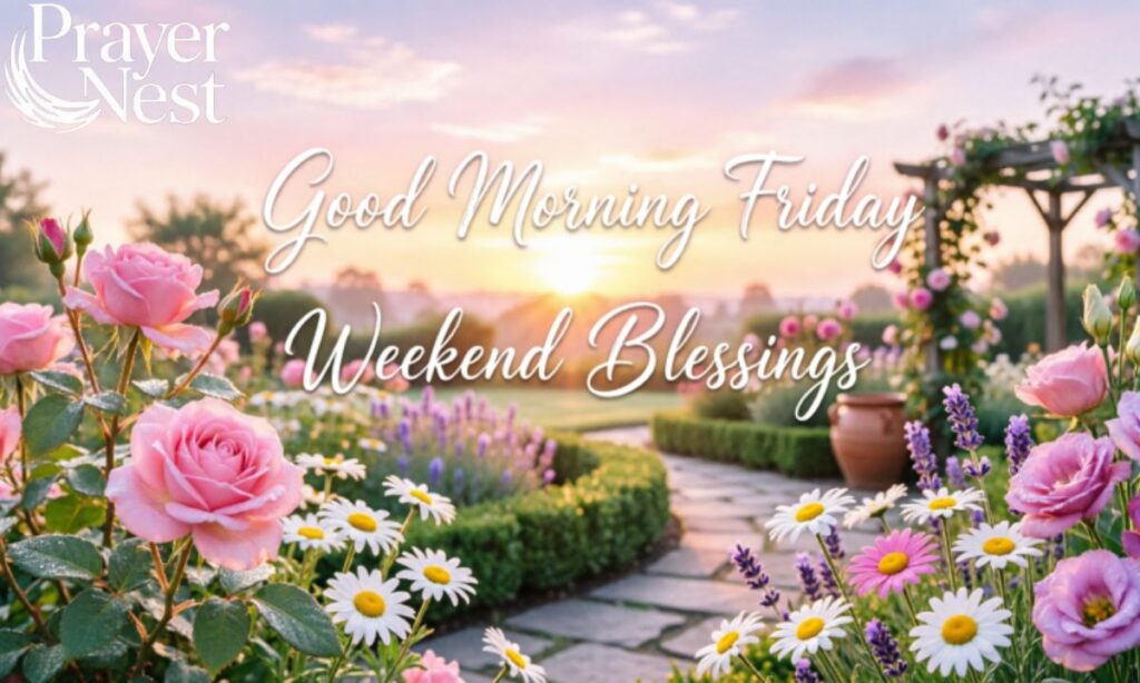 Good Morning Friday Weekend Blessings