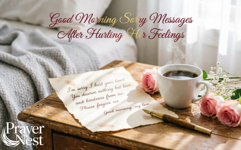 Good Morning Sorry Messages After Hurting Her Feelings