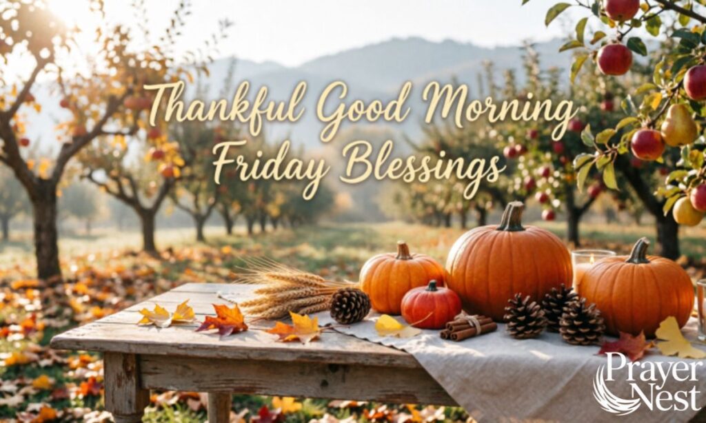 Thankful Good Morning Friday Blessings