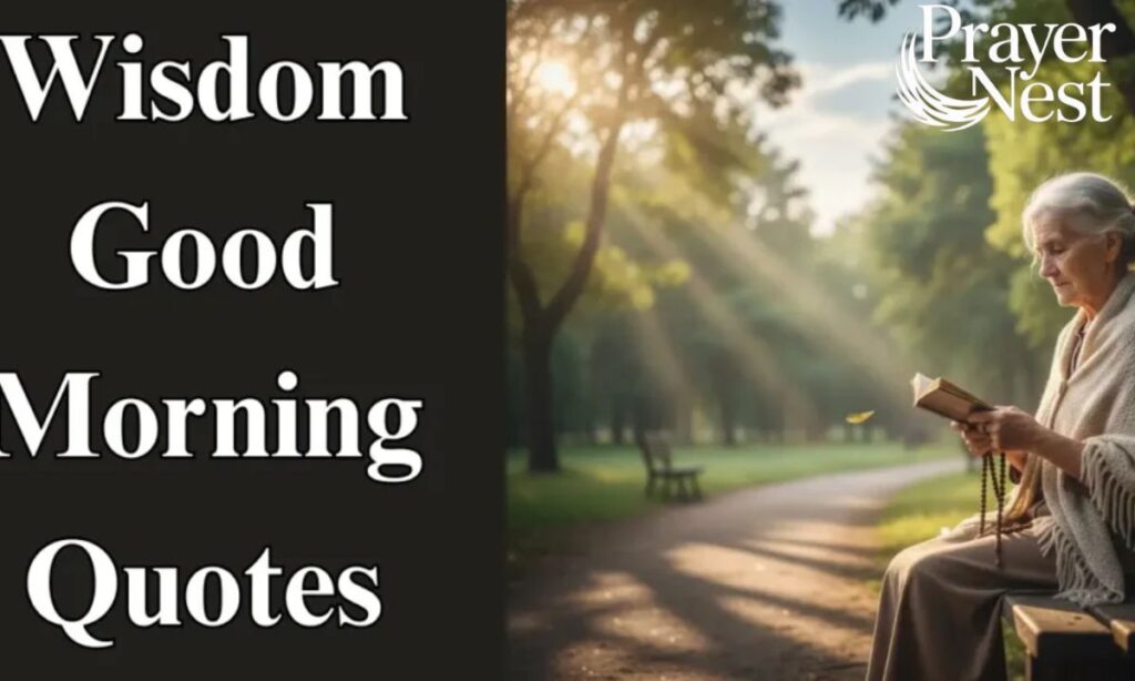 Wisdom Good Morning Quotes