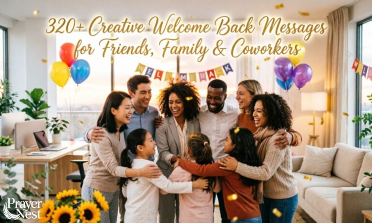 320+ Creative Welcome Back message for Friends, Family & Coworkers