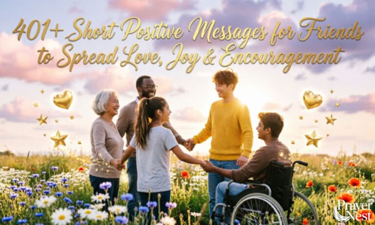 401+ Short Positive Messages for Friends to Spread Love, Joy & Encouragement