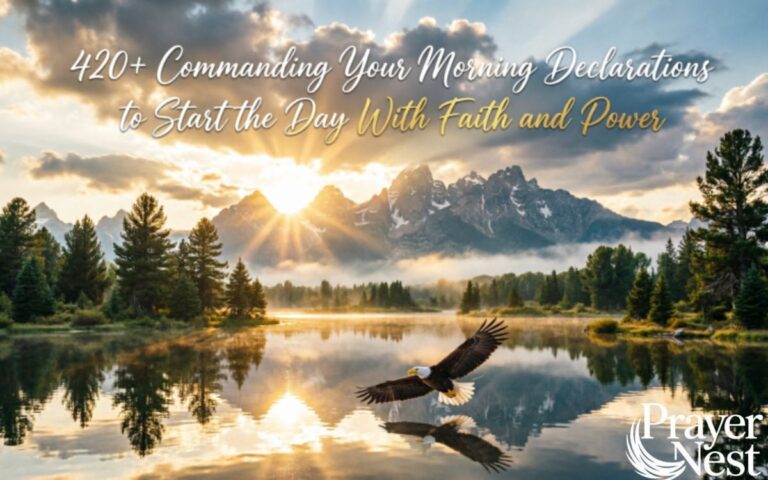 420+ Commanding Your Morning Declarations to Start the Day With Faith and Power