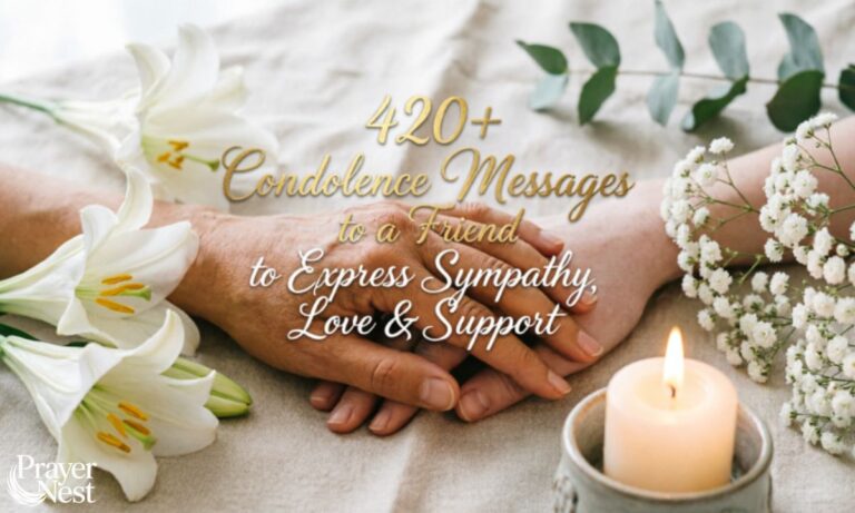 420+ Condolence Messages to a Friend to Express Sympathy, Love & Support