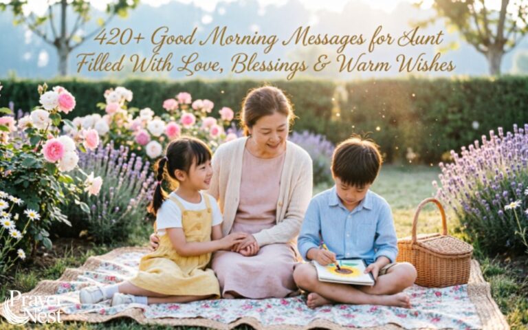 420+ Good Morning Messages for Aunt Filled With Love, Blessings & Warm Wishes 