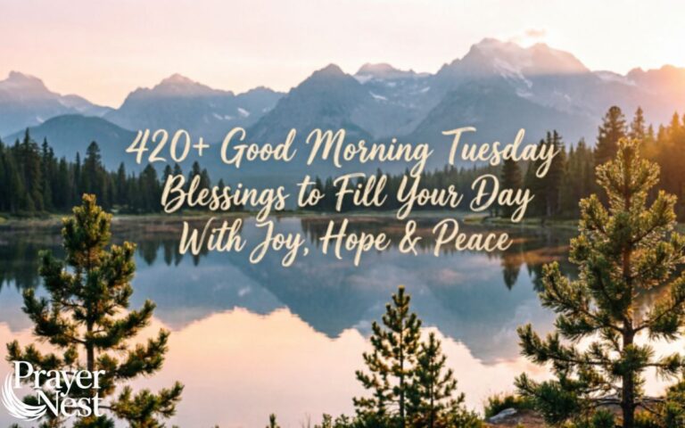 420+ Good Morning Tuesday Blessings to Fill Your Day With Joy, Hope & Peace