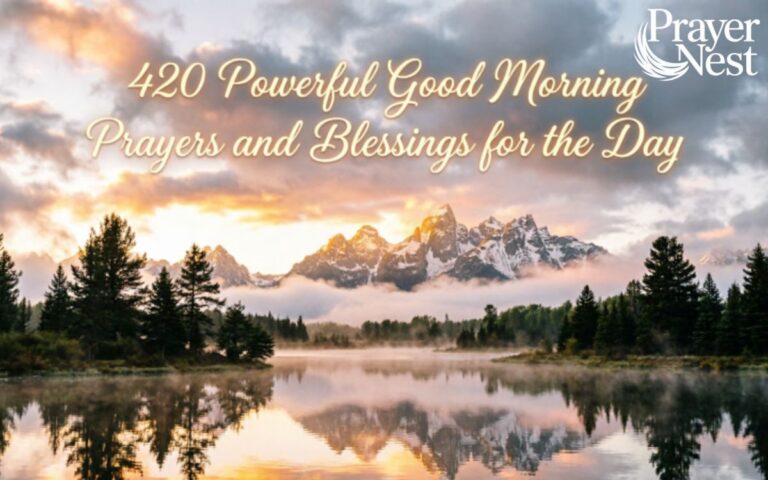 420 Powerful Good Morning Prayers and Blessings for the Day