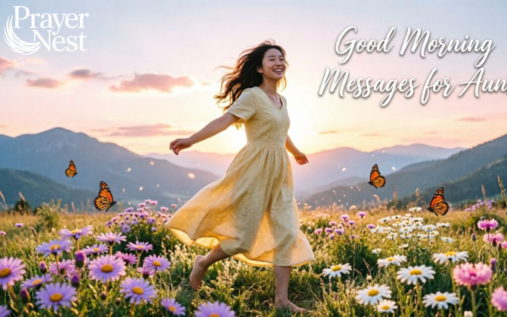 Cheerful Good Morning Wishes for Auntie