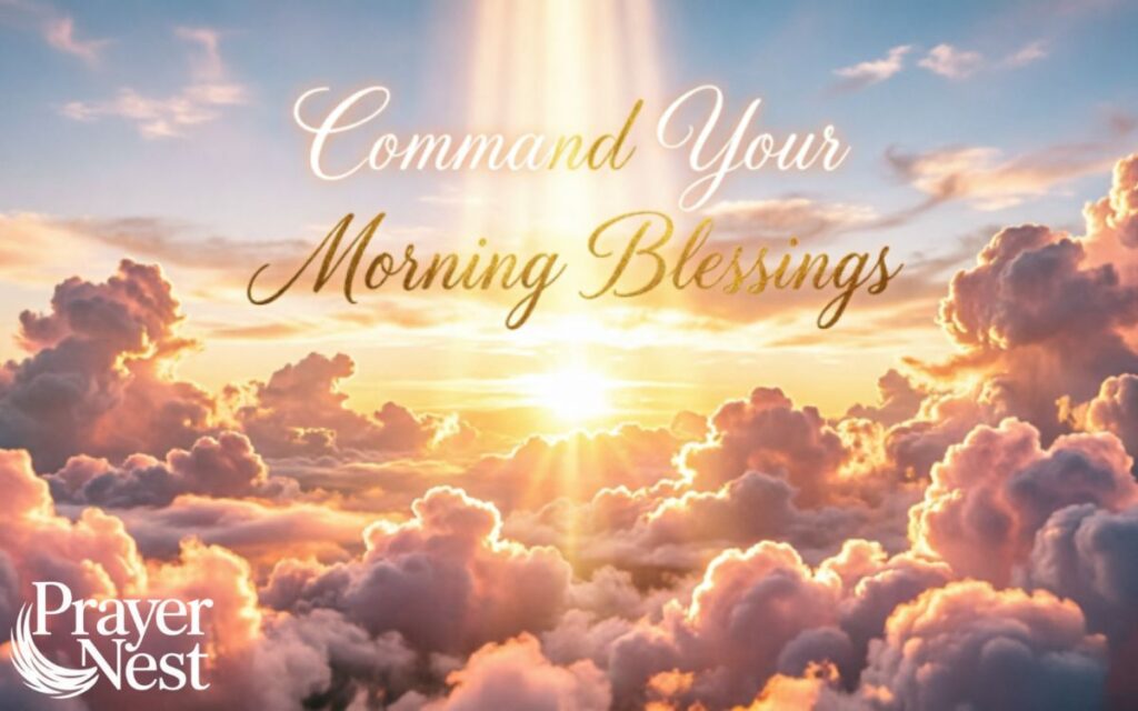 Commanding Your Morning Declarations with Scriptures