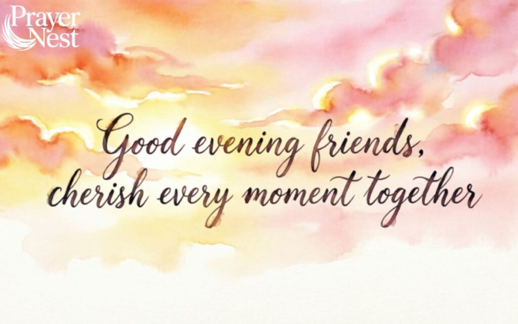 Long Good Evening Message Templates Fill-in-the-Blank