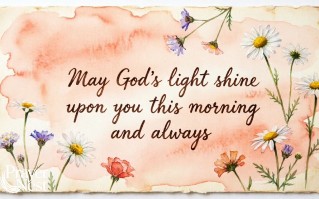Morning Blessings of Peace for Her Anxiety and Stress