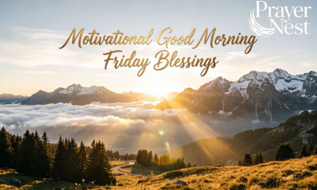Motivational Good Morning Friday Blessings