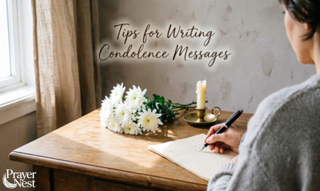 Tips for Writing Condolence Messages